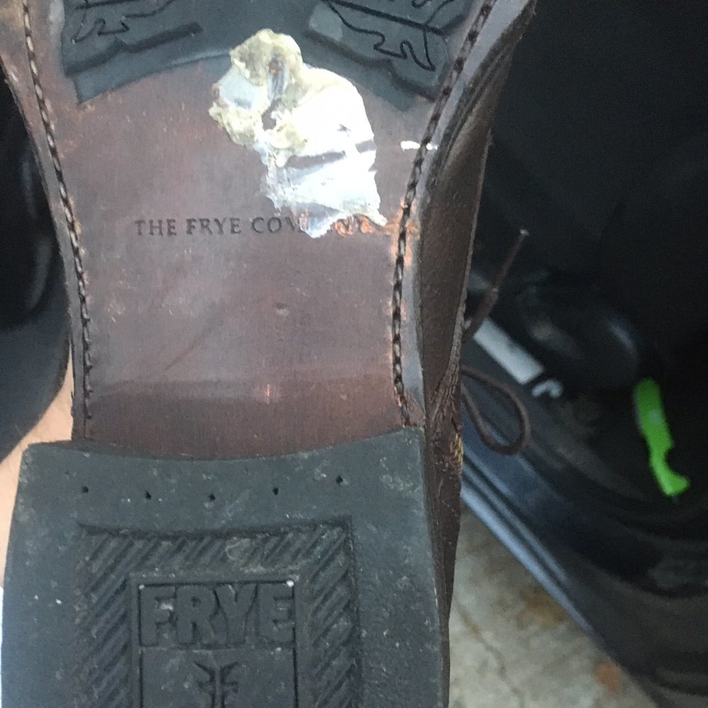 COPY - Frye Fulton Leather Combat Boots Brown Zip…